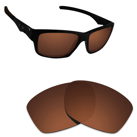 Hawkry Polarized Replacement Lenses for-Oakley Jupiter Carbon Bronze Brown