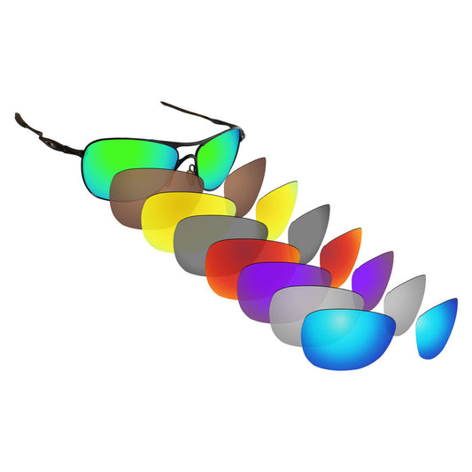 Hawkry Polarized Replacement Lenses for-Oakley Crossair 2012 HD Blue