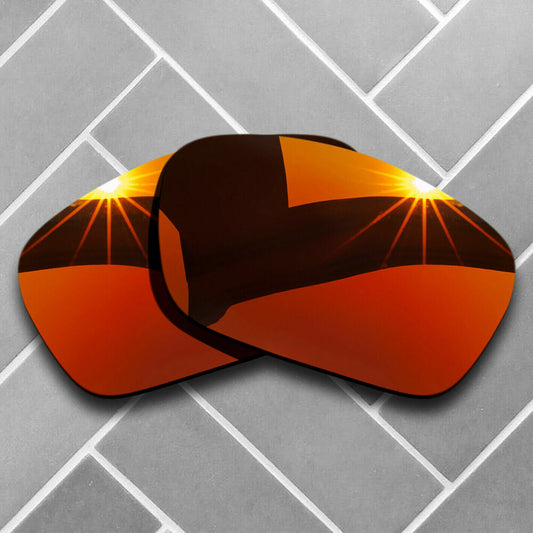 Polarized Fire Red Replacement Lenses for-Oakley Fuel Cell OO9096 Sunglasses