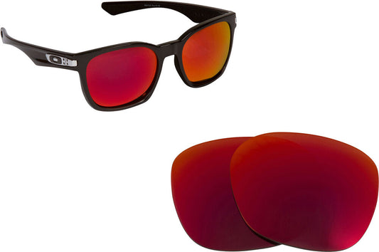 LenSwitch Polarized Replacement Lenses for Oakley Garage Rock Sunglasses Red