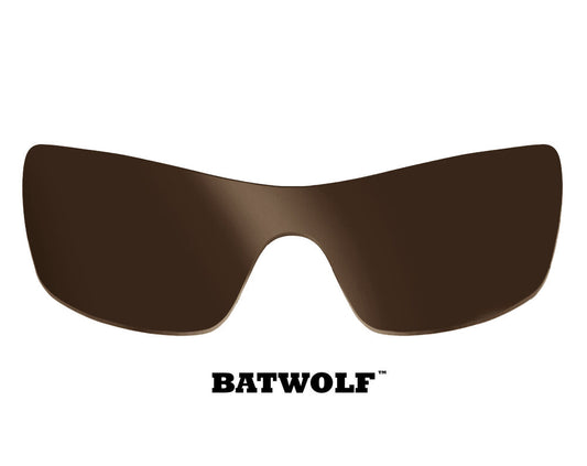 LenSwitch Polarized Replacement Lenses for Oakley Batwolf Sunglasses Brown