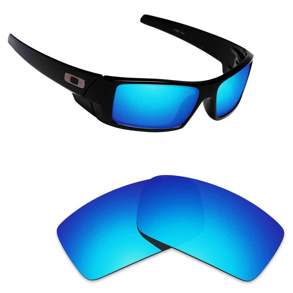 Hawkry Polycarbonate Replacement Lense for-Oakley Gascan Sunglass - Ice Blue