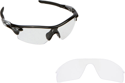 LenSwitch Replacement Lenses for Oakley Radarlock Pitch Sunglasses Clear