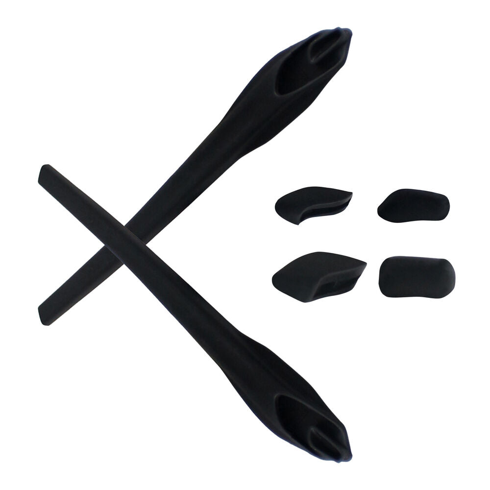 Hawkry Kits Replacement Earsocks & Nose Pieces For-Oakley Flak 2.0 -Black