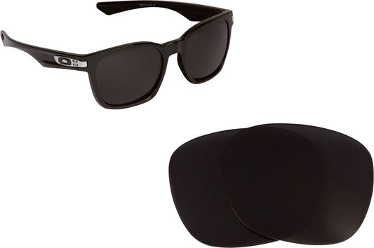 LenSwitch Polarized Replacement Lenses for Oakley Garage Rock Sunglasses Black