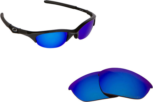 LenSwitch Polarized Replacement Lenses for Oakley Half Jacket Sunglasses Blue