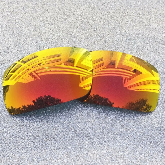 Fire Red Polarized Replacement Lenses For-Oakley Oil Drum Sunglass