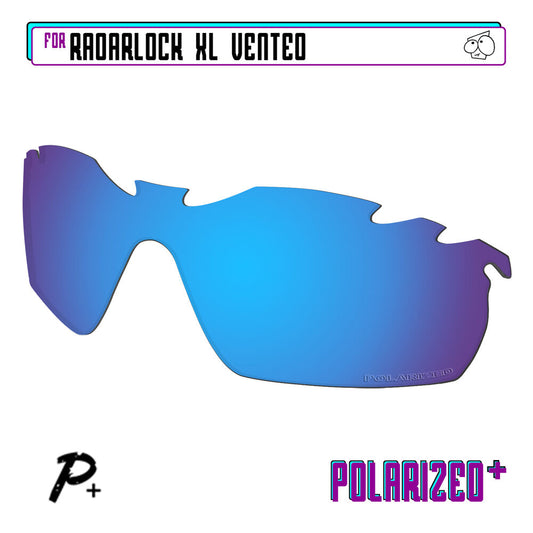 POLARIZED+ Replacement Lens For-Oakley RadarLock XL Vented Sunglass Anti-Scratch