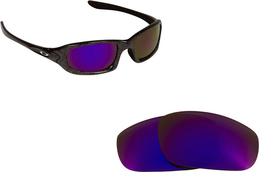 LenSwitch Polarized Replacement Lenses for Oakley Fives Sunglasses Purple