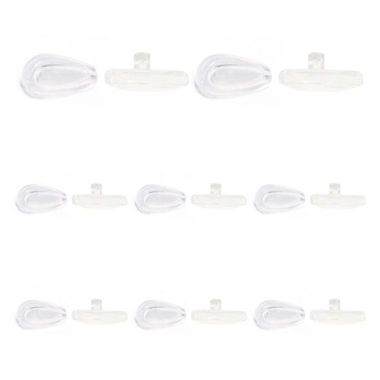 Hawkry Replacement Rubber Nosepads & Nosepieces for-Oakley Tincup Carbon/Tincup
