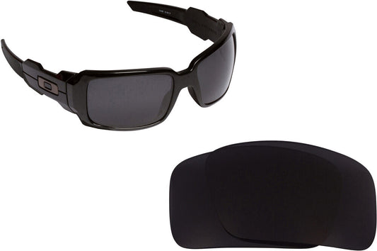 LenSwitch Replacement Lenses for Oakley Oil Drum Sunglasses Multi-Color