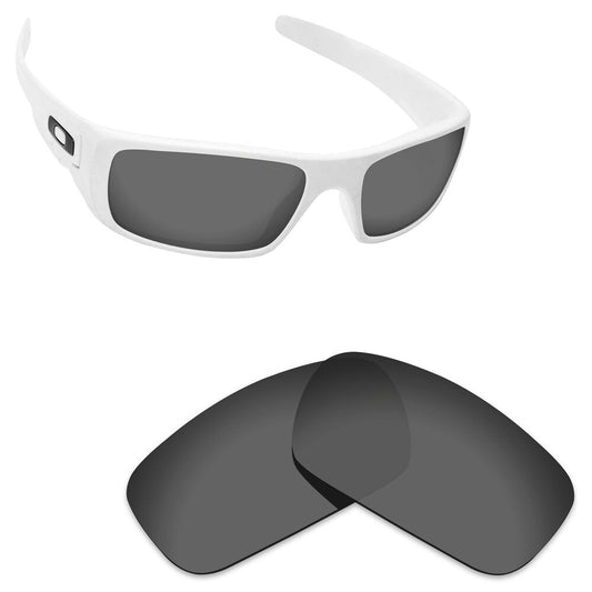 Hawkry Polarized Replacement Lenses for-Oakley Crankshaft Sunglass Sport Black