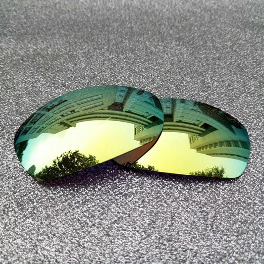 24K Gold Polarized Replacement Lenses For-Oakley Juliet Frame