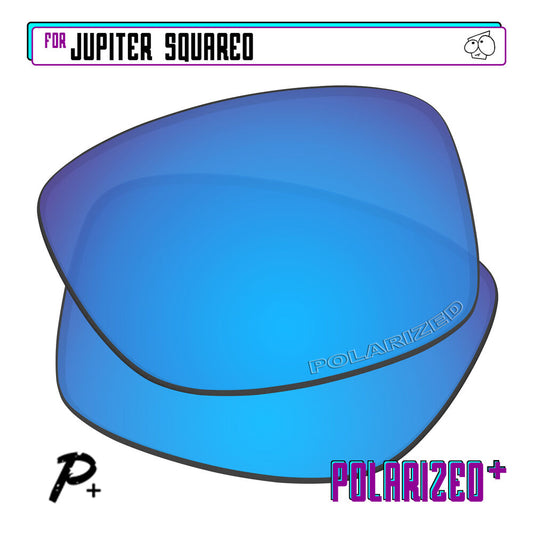 POLARIZED+ Replacement Lens For-Oakley Jupiter Squared Sunglass Anti-Scratch