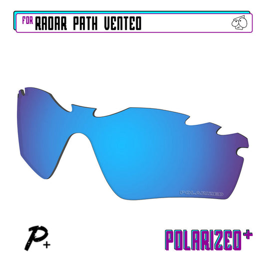 POLARIZED+ Replacement Lens For-Oakley Radar Path Vented Sunglass Anti-Scratch