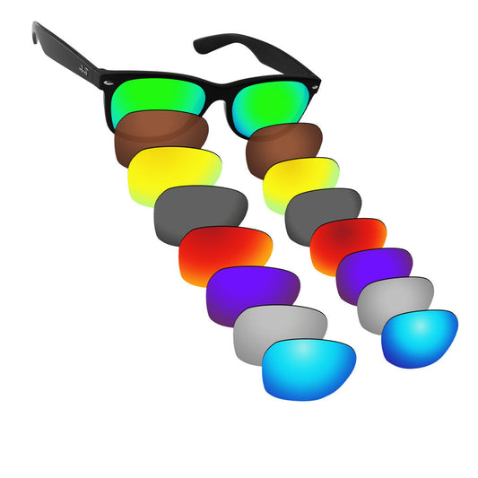 Hawkry Polarized Replacement Lens for - Ray-Ban RB2132-55 Sunglass - Options
