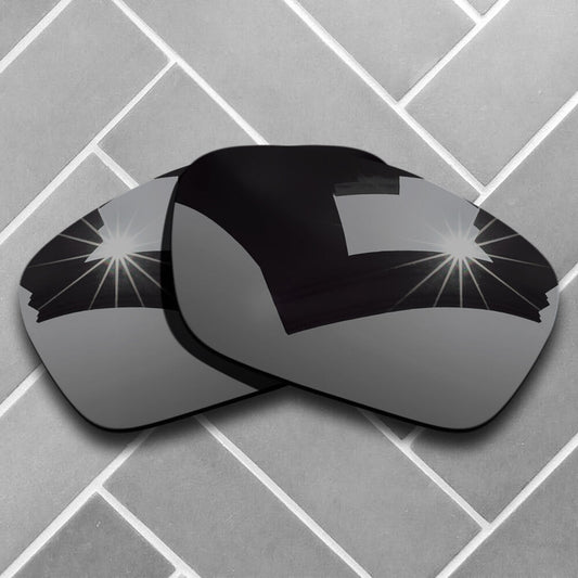 Polarized Black Chrome Mirrored Replacement Lenses for-Oakley Fuel Cell Sunglass