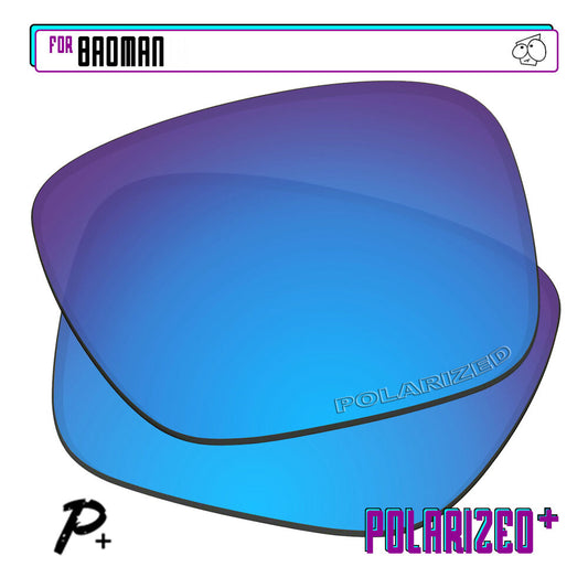 POLARIZED+ Replacement Lens For-Oakley Badman Sunglass Anti-Scratch
