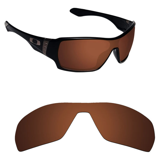 Hawkry Polarized Replacement Lenses for-Oakley Offshoot Sunglass Bronze Brown
