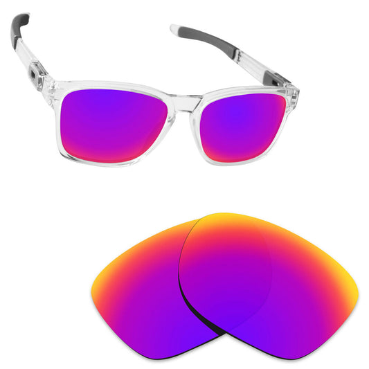 Hawkry Polarized Replacement Lenses for-Oakley Catalyst Sunglass Midnight Sun