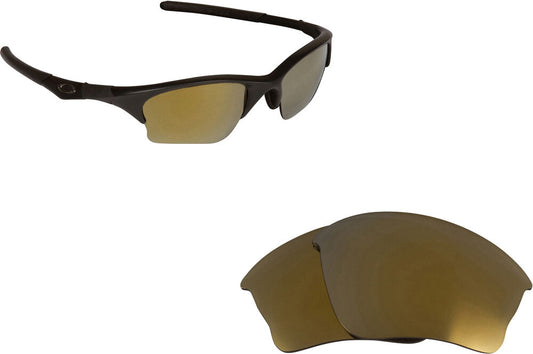 LenSwitch Polarized Replacement Lenses for Oakley Half Jacket XLJ Sunglass Gold