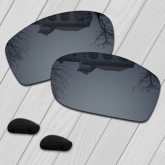POLARIZED Replacement Lens & Kit For-Oakley Fives Squared Sunglass-Black Chrome