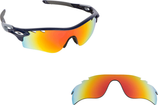 LenSwitch Polarized Replacement Lenses for Oakley Radarlock Path Vented Red