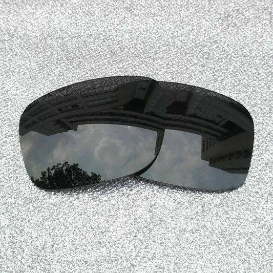 2 Sets of Black Polarized Replacement Lenses For-Oakley Fuel Cell Frame OO9096