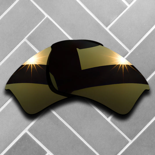 Polarized Copper Mirrored Replacement Lenses for-Oakley Half Jacket 2.0 XL