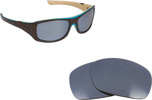 LenSwitch Replacement Lenses for Oakley Sideways Sunglasses Silver Mirror
