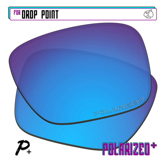 POLARIZED+ Replacement Lens For-Oakley Drop Point Sunglass Anti-Scratch
