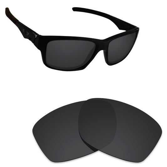 Hawkry Polarized Replacement Lenses for-Oakley Jupiter Carbon Sunglass Black
