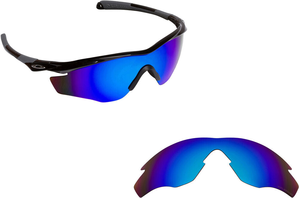 LenSwitch Polarized Replacement Lenses for Oakley M2 Frame XL Sunglasses Blue