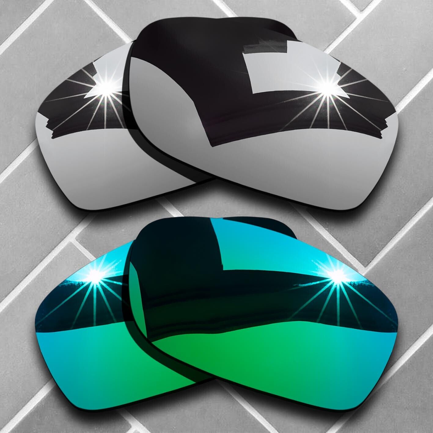 Polarized Replacement lenses for-Oakley Fives Squared Anti-Scratch Choices US