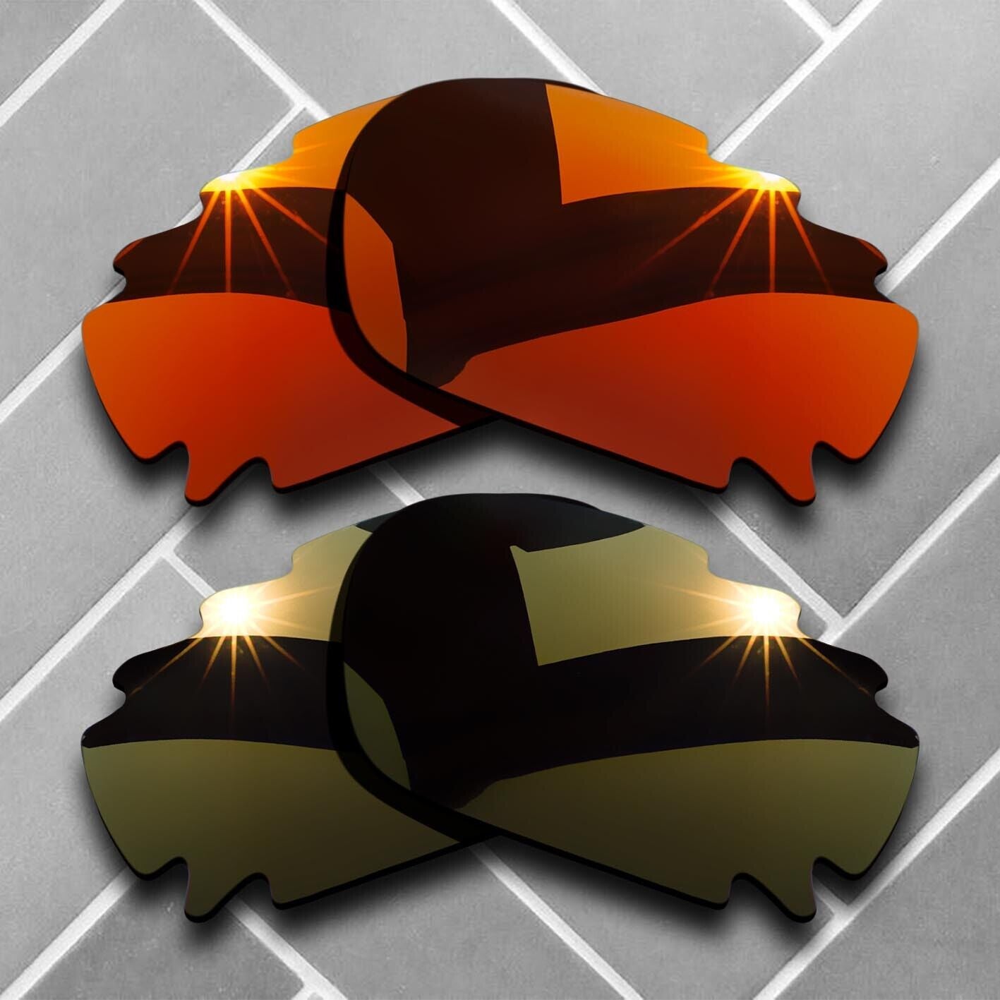 Polarized Replacement lenses for-Oakley Jawbone Vented Racing Jacket Choices US