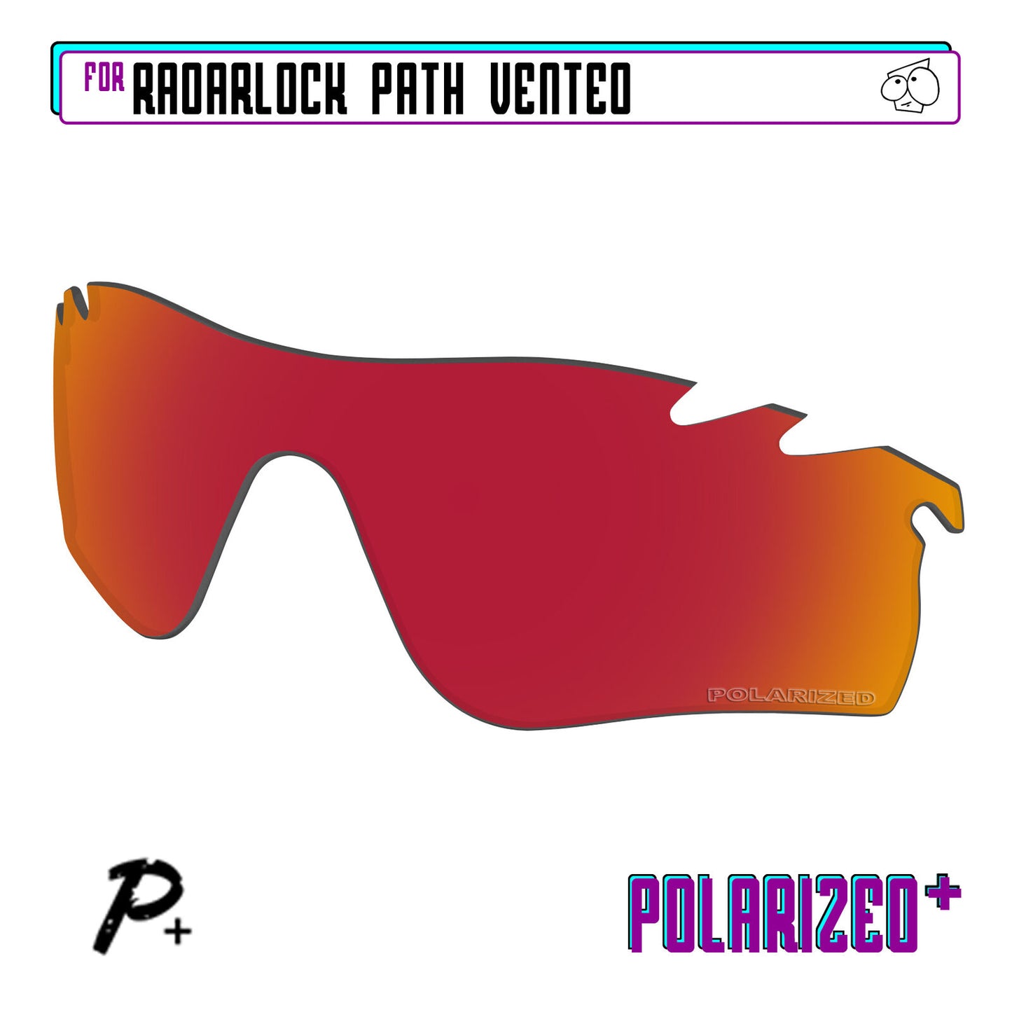 POLARIZED+ Replacement Lens For-Oakley Radarlock Path Vented Sunglass Anti-Scrat