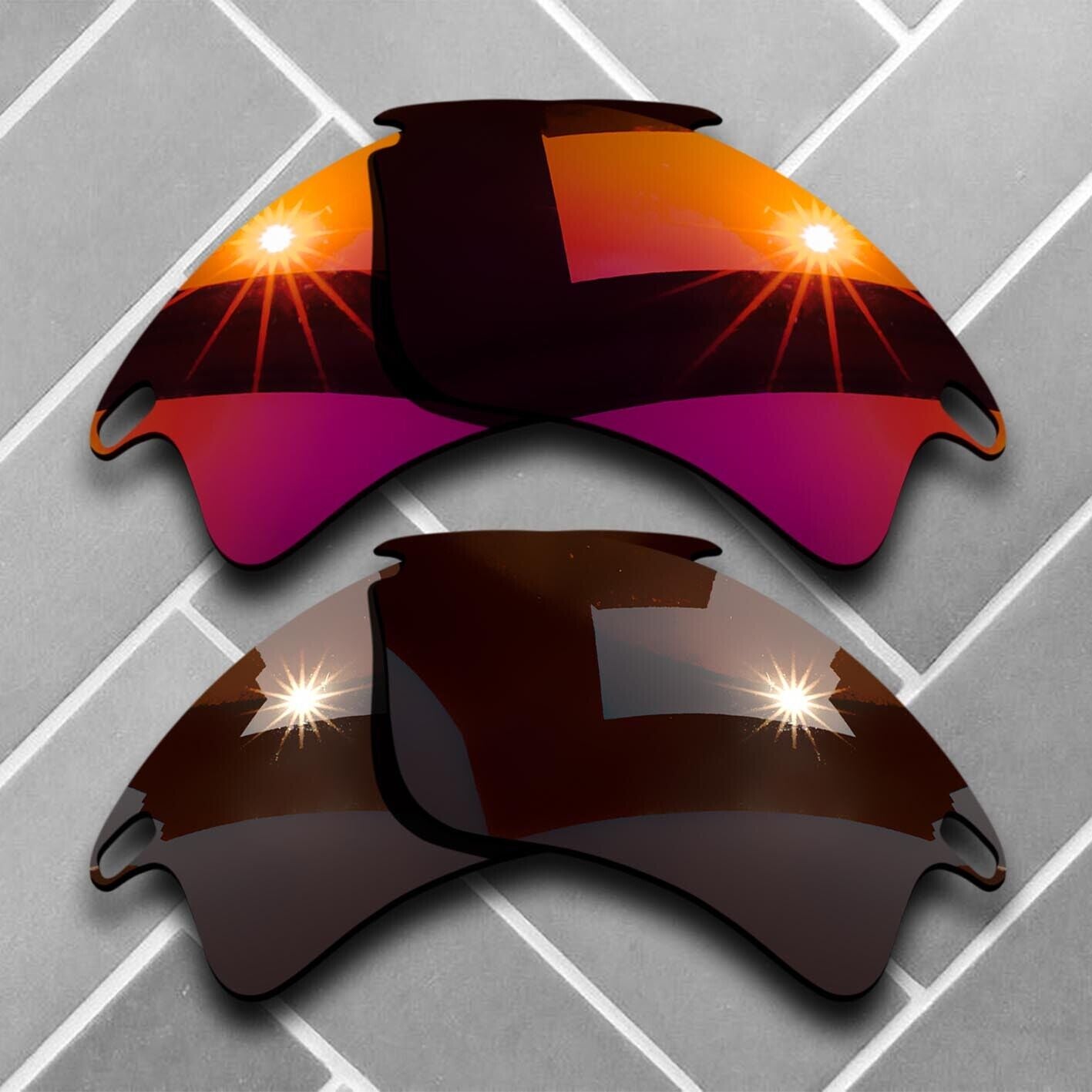 Anti-Scratch Replacement lenses for-Oakley Fast Jacket XL Polarized Choices