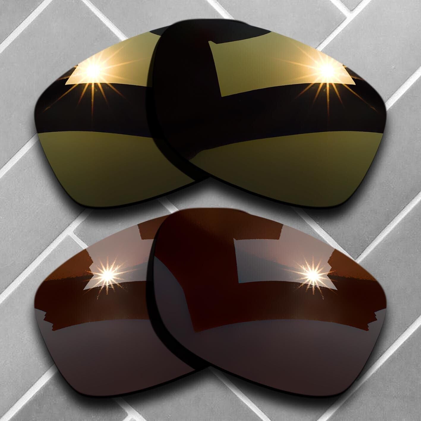 Polarized Replacement lenses for-Oakley Jupiter Squared Anti-Scratch Choices US