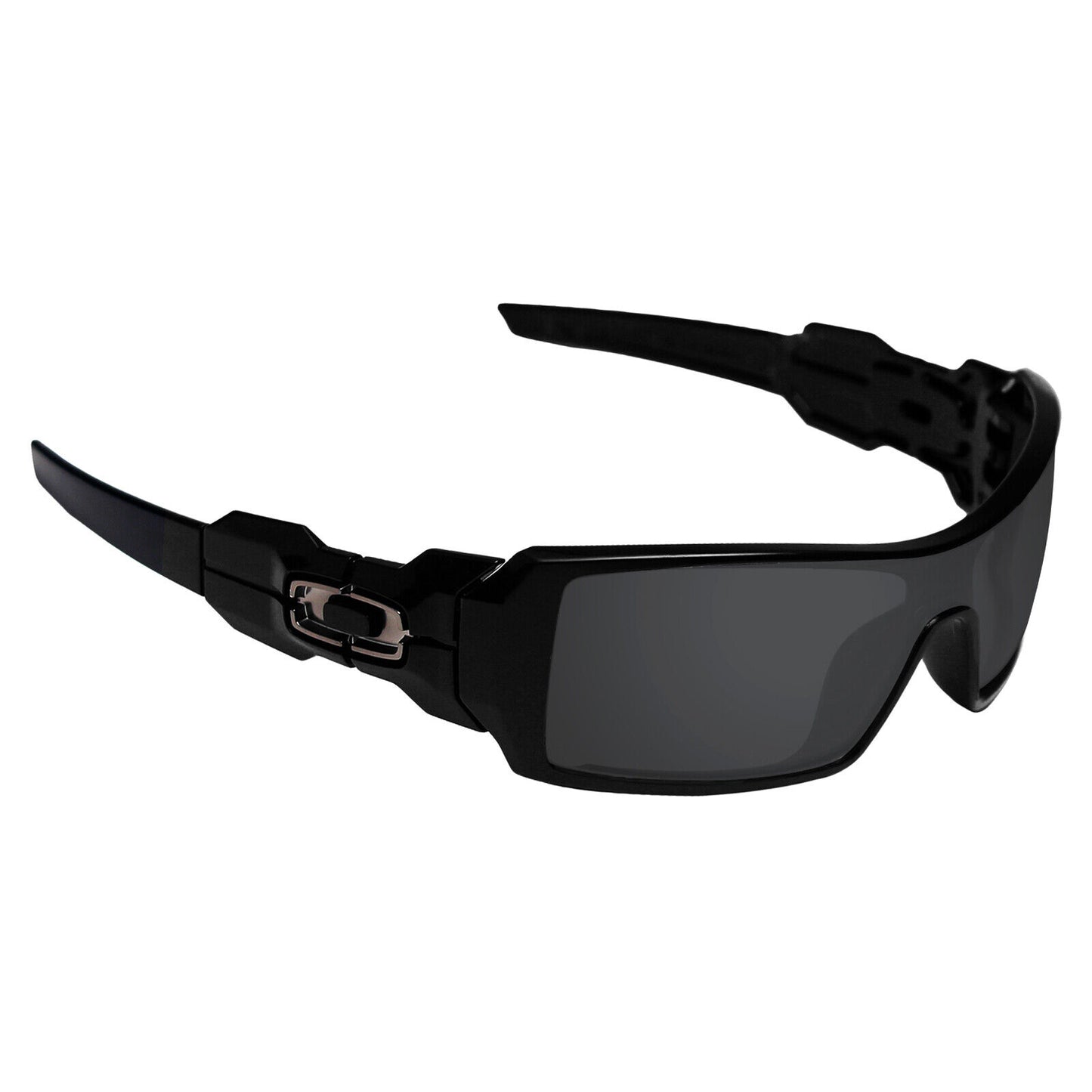 Hawkry Polarized Replacement Lenses for-Oakley Oil Rig Sunglass Stealth Black