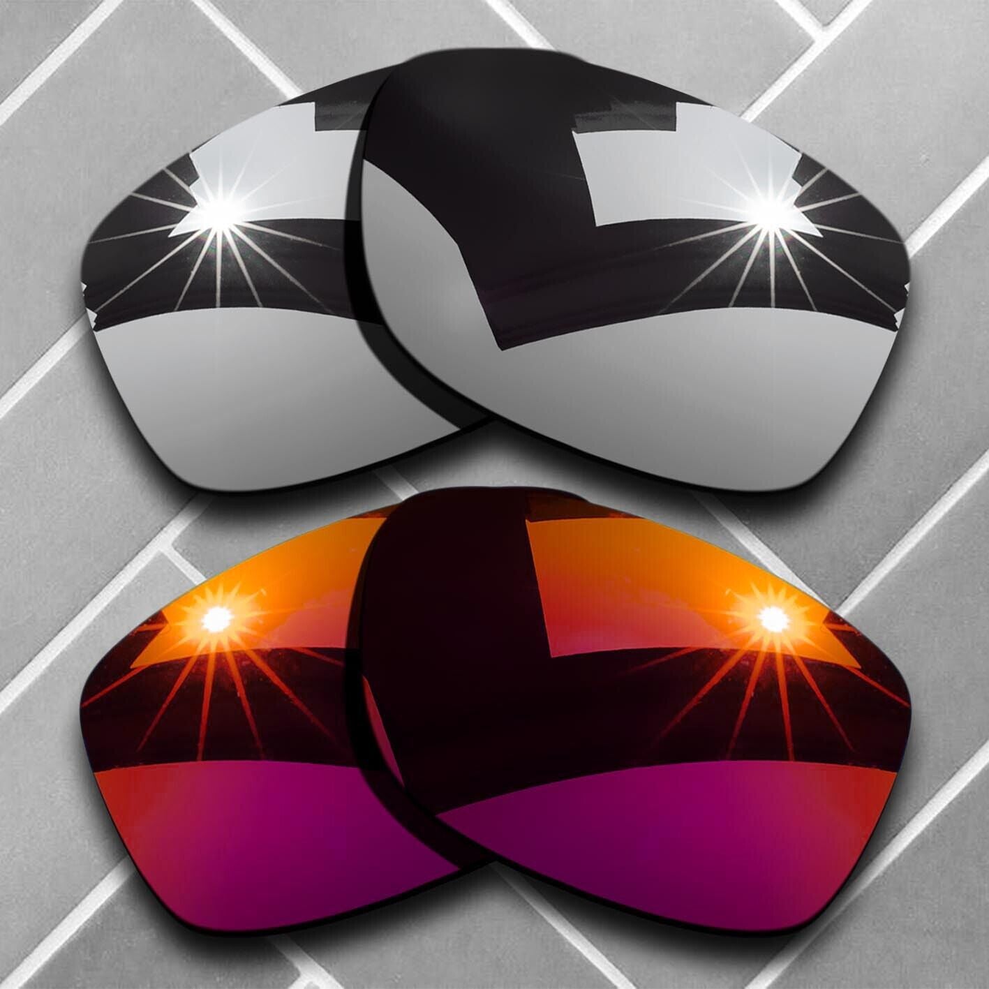 Polarized Replacement lenses for-Oakley Jupiter Squared Anti-Scratch Choices US