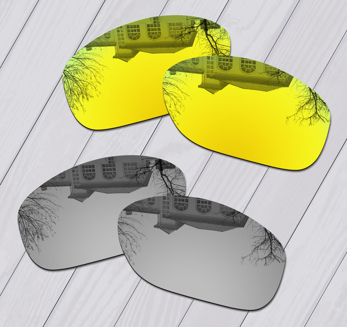 POLARIZED Replacement Lot Lenses For-Oakley Pit Bull OO9127 Anti-Scratch