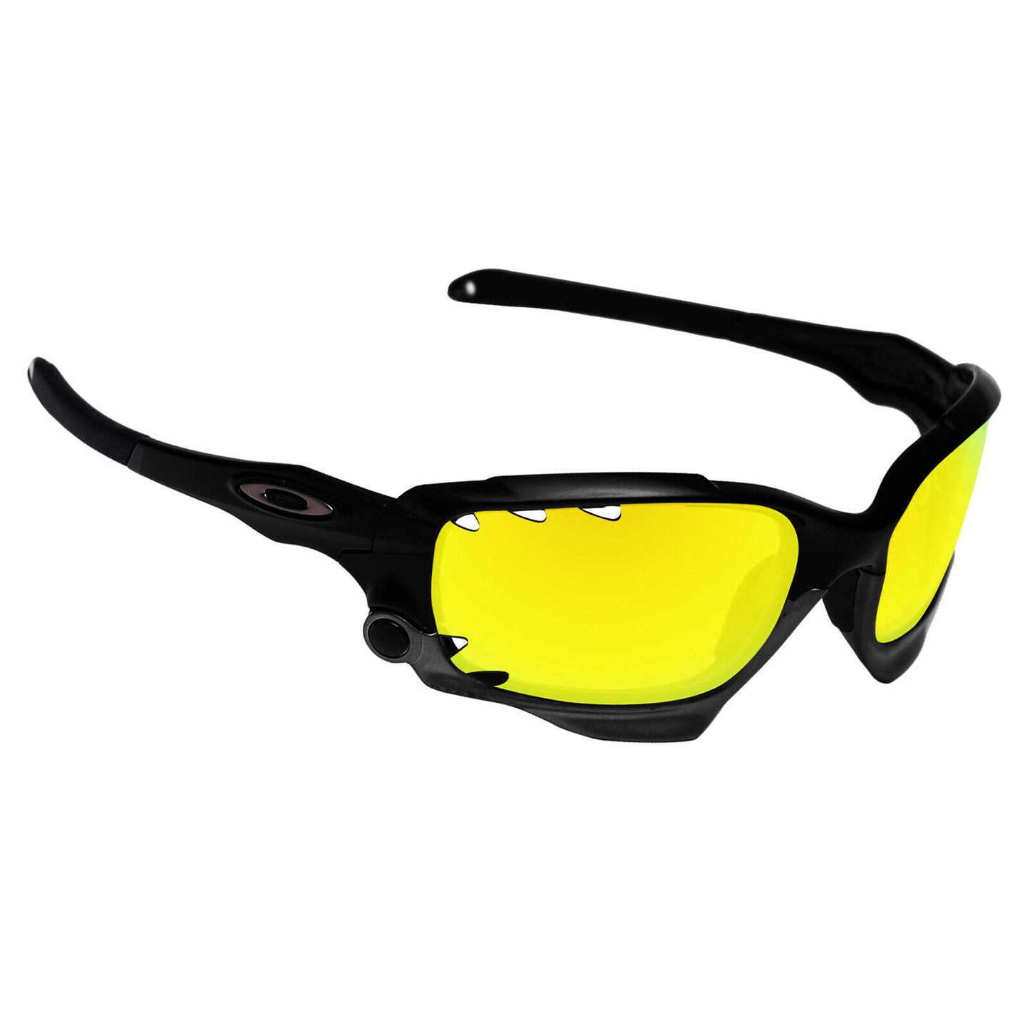 Hawkry Polycarbonate Replacement Lenses for-Oakley Jawbone Vented - 24K Gold