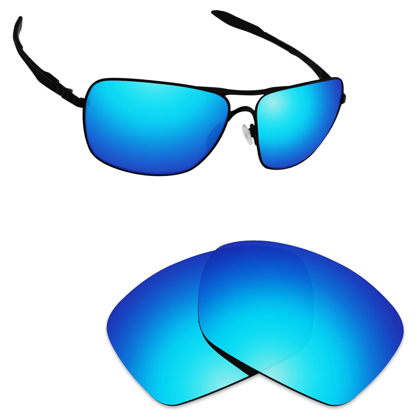 Hawkry Polarized Replacement Lens for-Oakley Plaintiff Squared OO4063 - Multiple