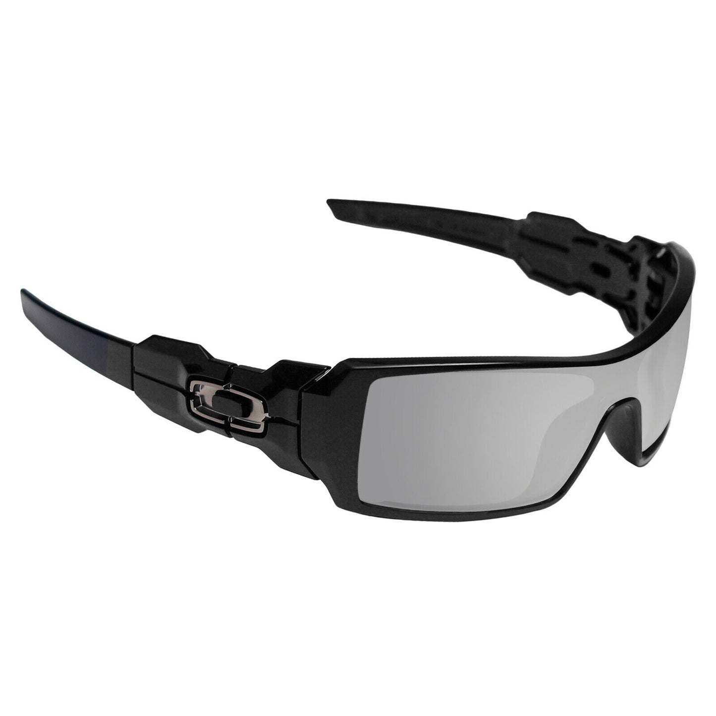 Hawkry Polarized Replacement Lenses for-Oakley Oil Rig Sport Silver Titanium