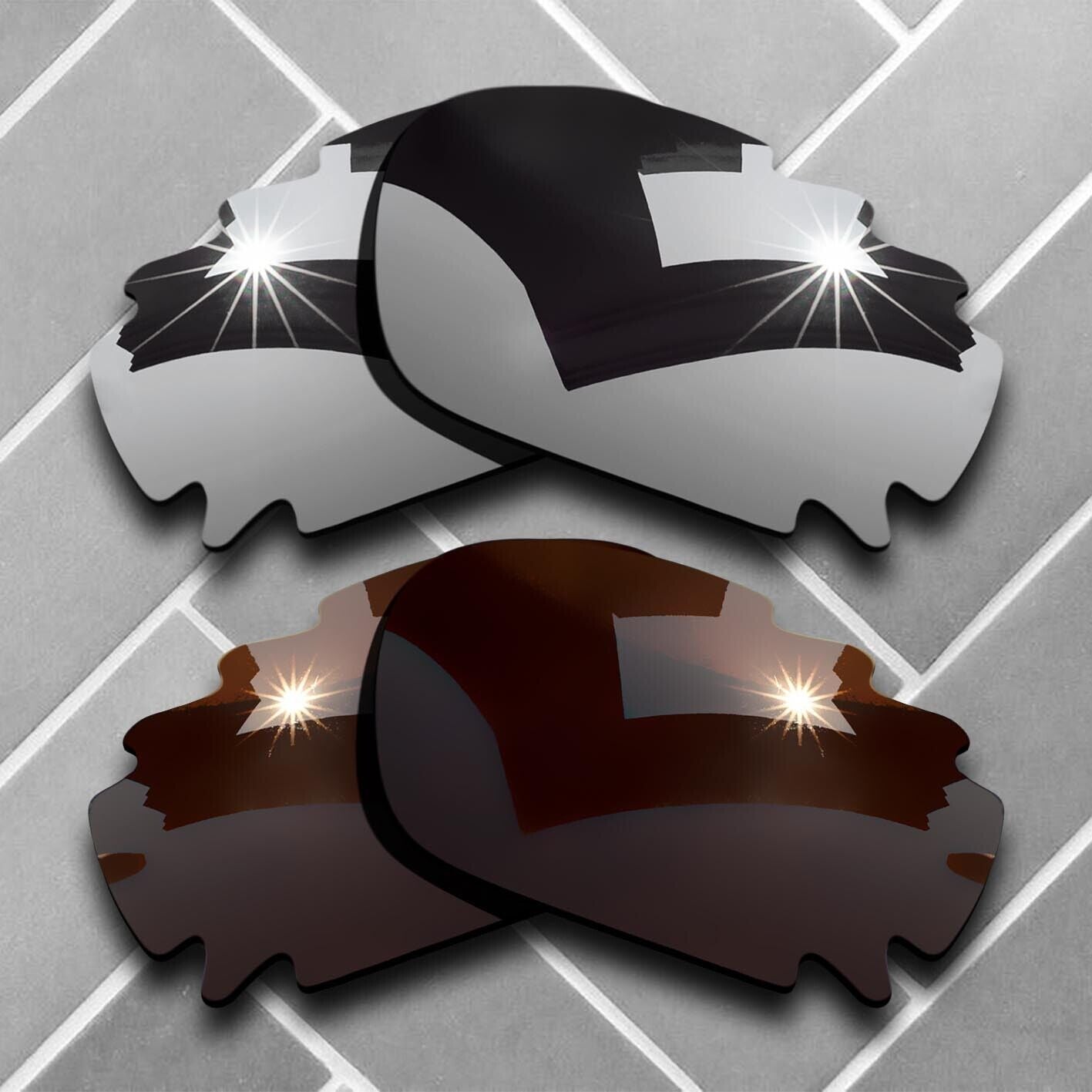 Polarized Replacement lenses for-Oakley Jawbone Vented Racing Jacket Choices US