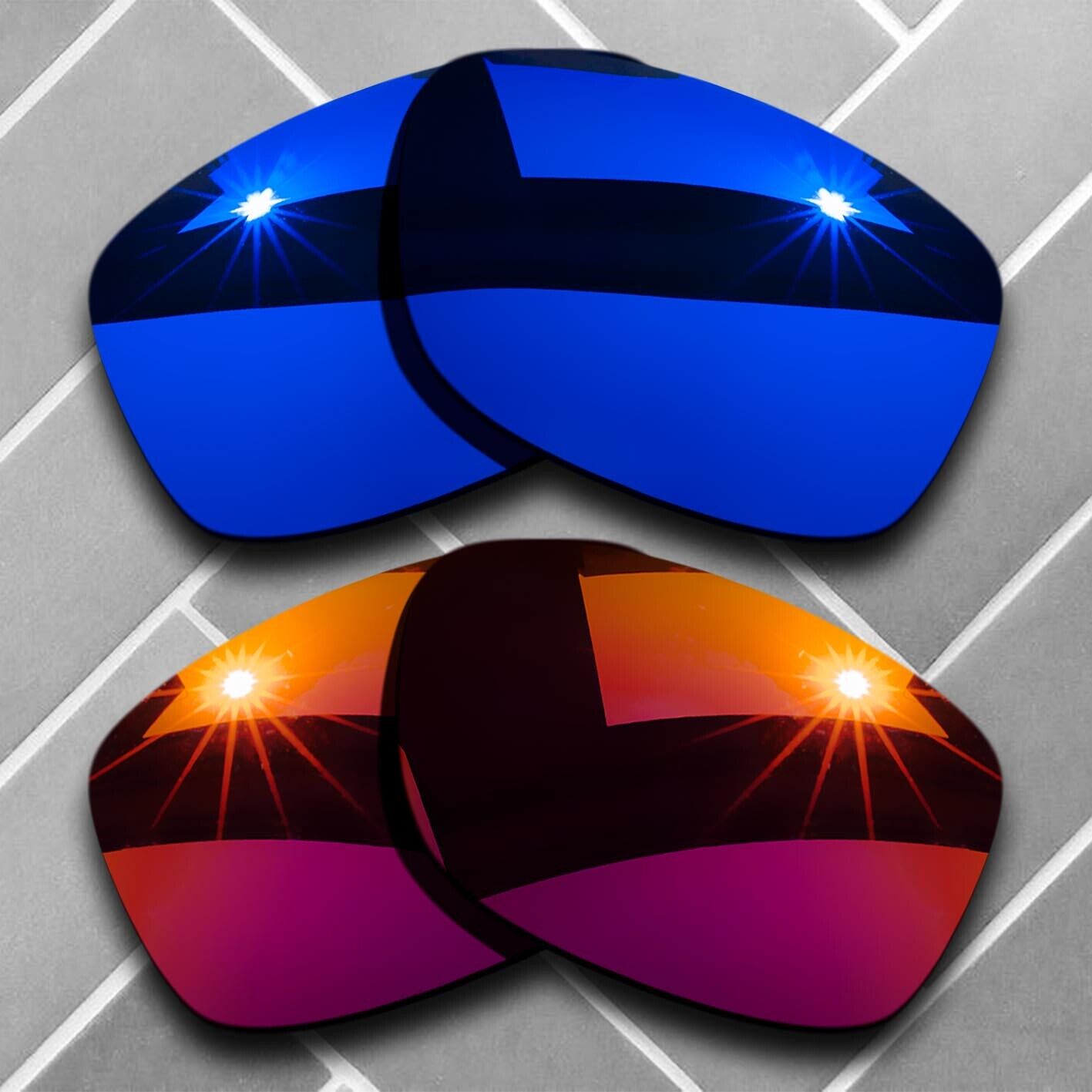 Polarized Replacement lenses for-Oakley Jupiter Squared Anti-Scratch Choices US