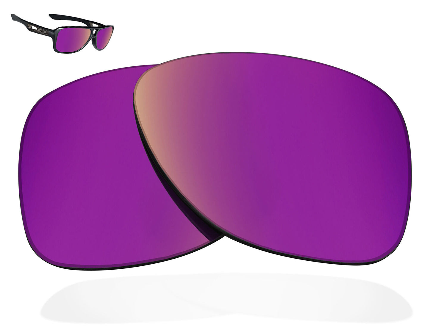 LenSwitch Polarized Replacement Lenses for Oakley Dispatch 2 Sunglasses Purple