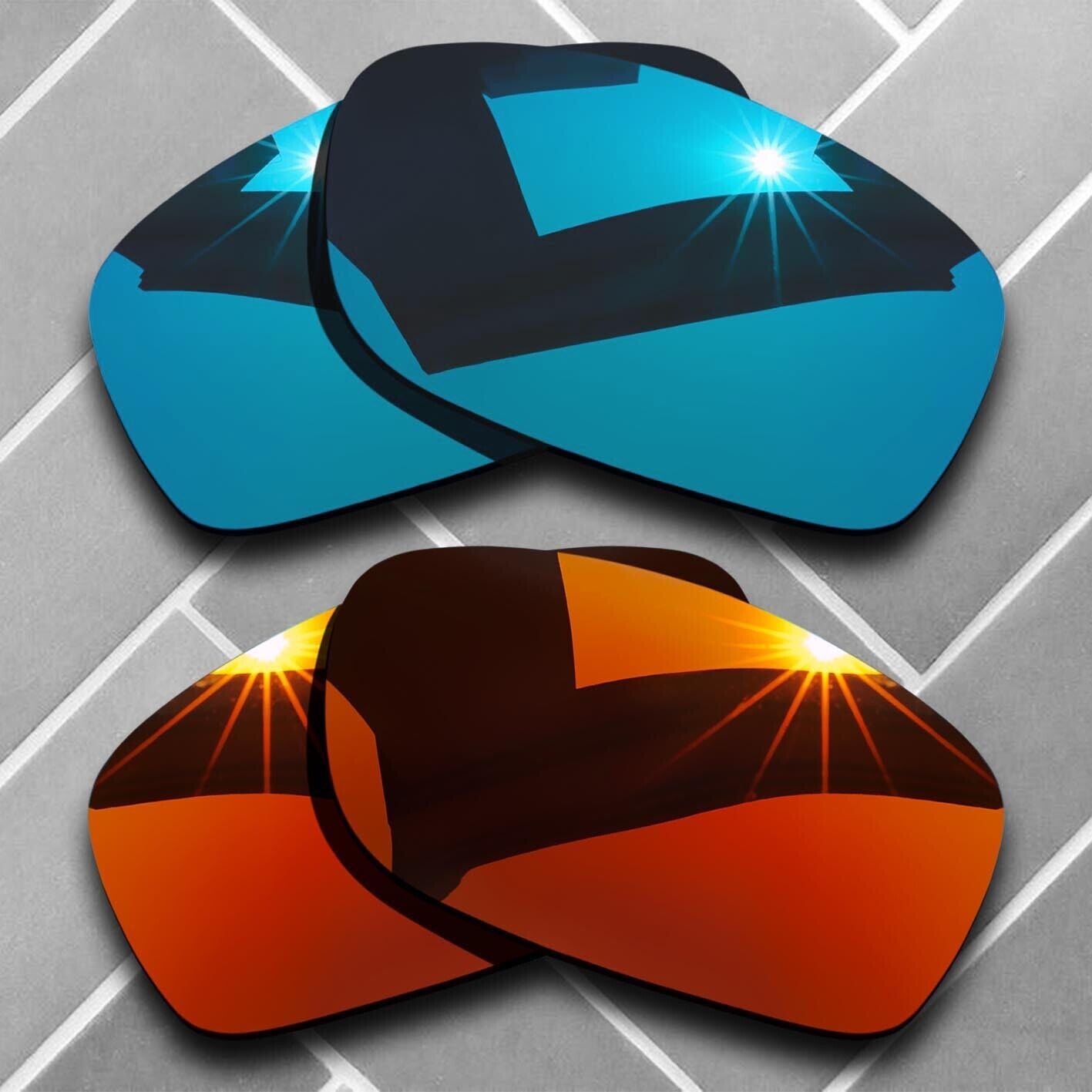 Polarized Replacement lenses for-Oakley Fives Squared Anti-Scratch Choices US