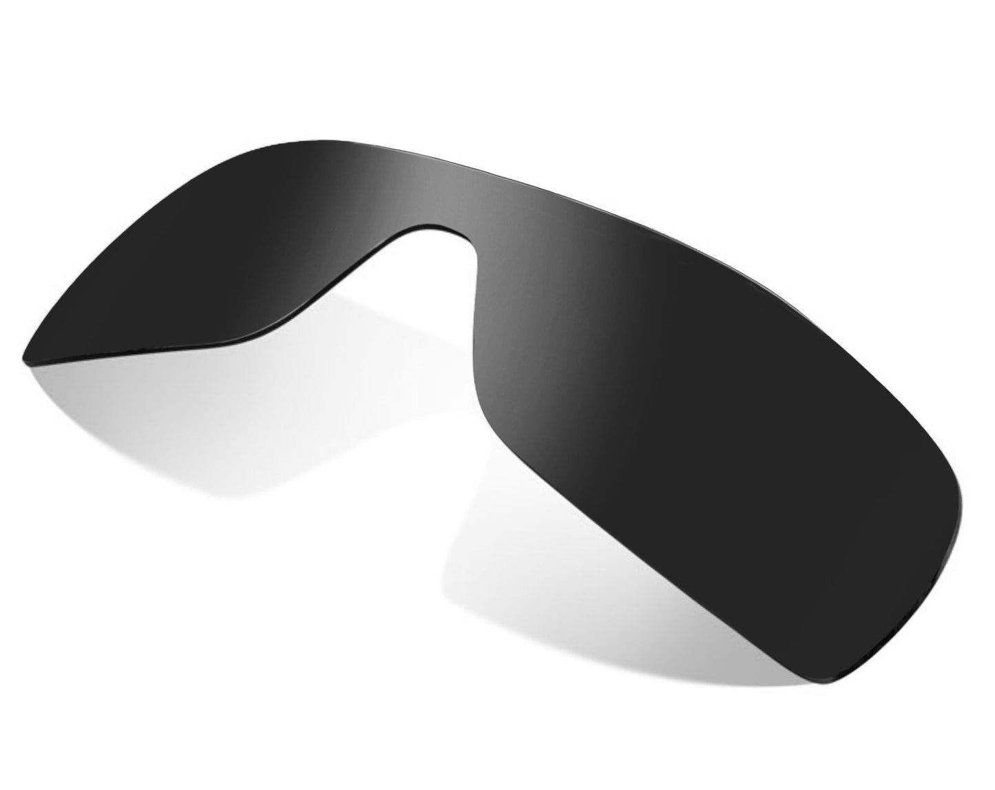 LenSwitch Replacement Lenses for Oakley Batwolf Sunglasses Dark Black Iridium