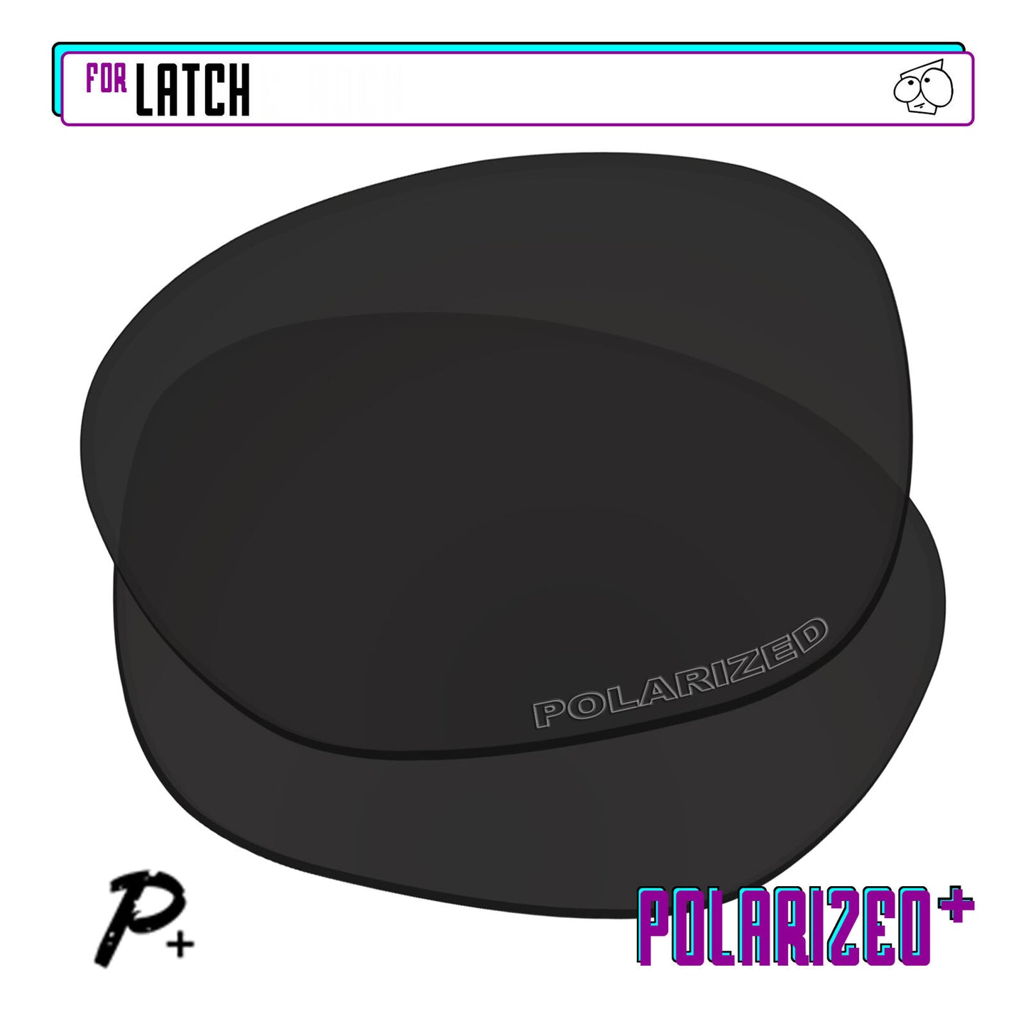 POLARIZED+ Replacement Lens For-Oakley Latch Sunglass Anti-Scratch